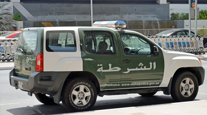 dubai police car