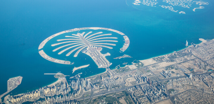 new island in dubai